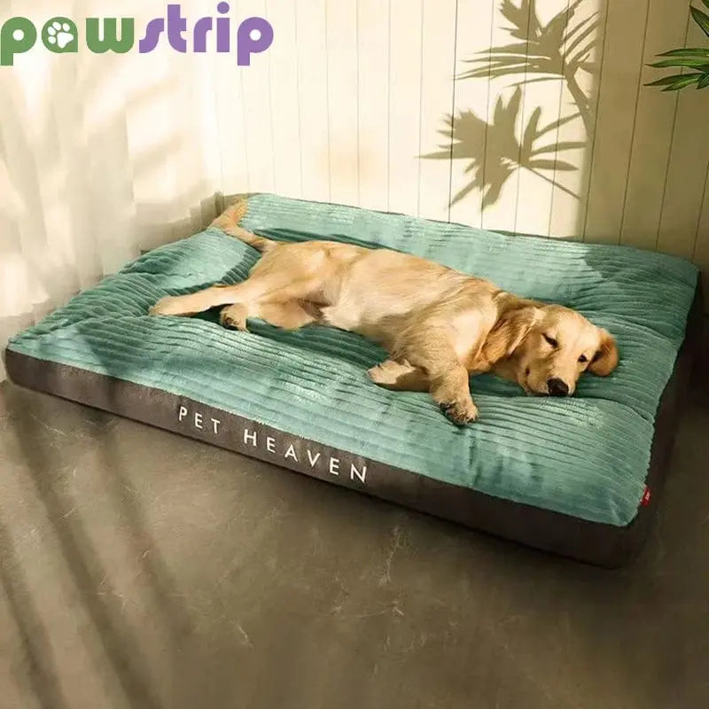 Large dog bed, warm corduroy pet bed, soft thick sleeping mat for dogs, non-slip, removable, oversized dog sofa, pet accessories Trendwaves