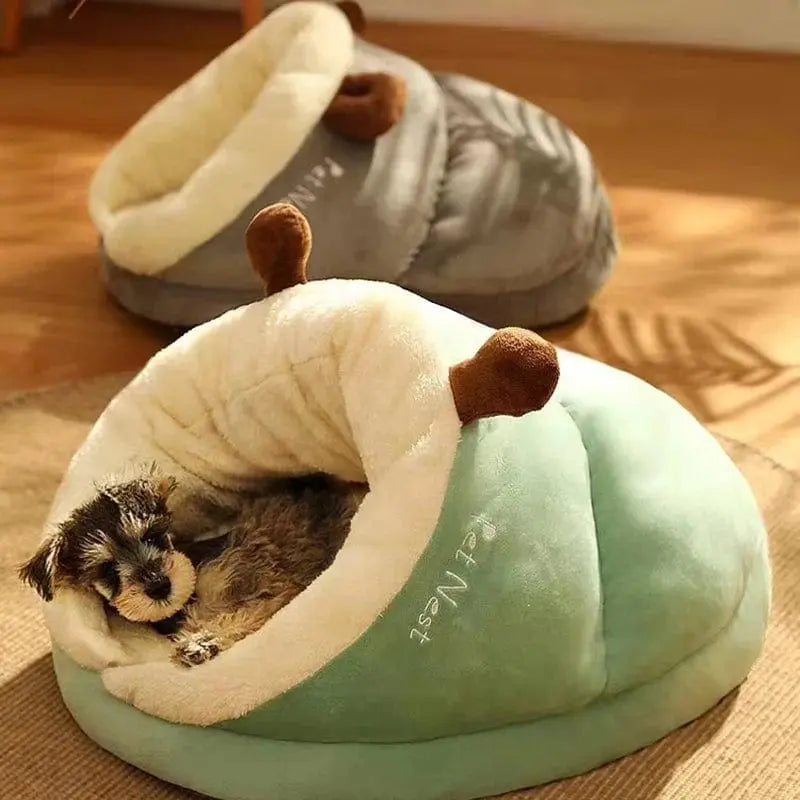 MADDEN warm bed for small dog breathable dog house cute slipper-shaped dog bed cat sleeping bag foldable washable pet house Trendwaves