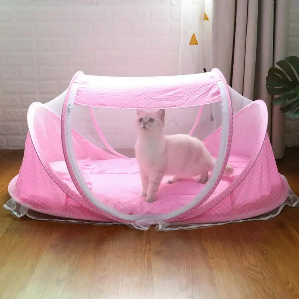 Portable Folding Tents for Pets, Cat Houses, Cat Cages, Dog Tents, Puppy Pens, Outdoor Enclosures for Small Dogs, Pet Houses, Pet Accessories Trendwaves