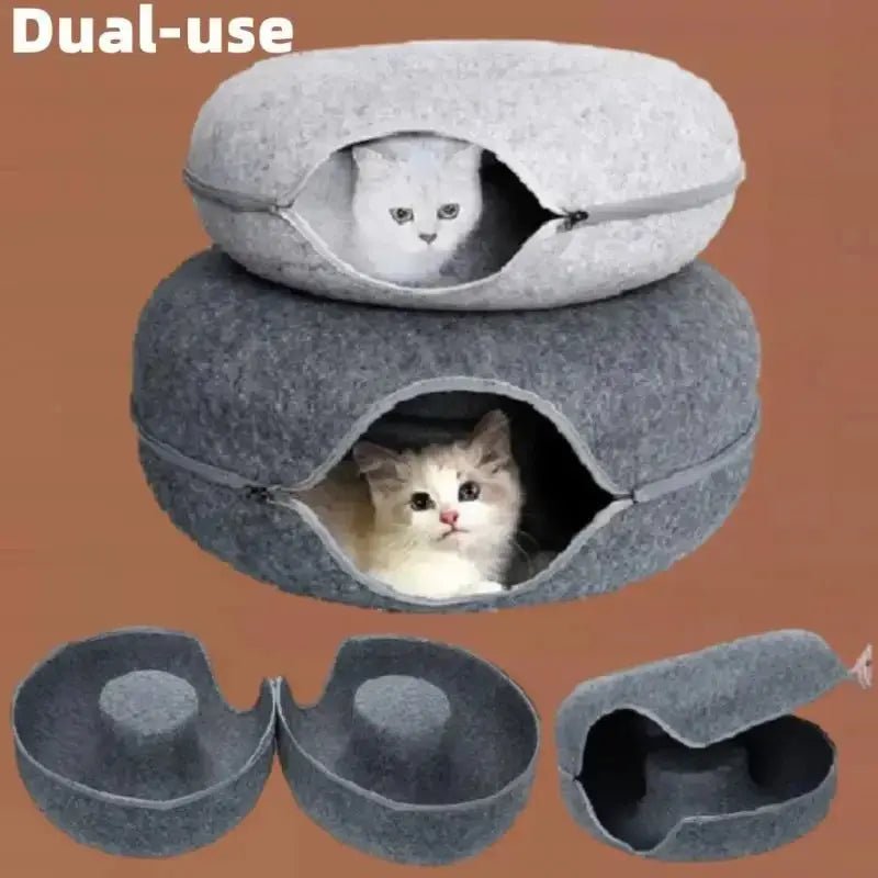 Donut cat bed tunnel interactive toy cat bed dual - use indoor toy kitten exercise equipment training toy cat house - TrendwavesDonut cat bed tunnel interactive toy cat bed dual - use indoor toy kitten exercise equipment training toy cat housePet AccessoriesTrendwavesTrendwaves14:1063#Light Gray;200007763:201336100;5:1952#XL (Four Seasons)Donut cat bed tunnel interactive toy cat bed dual - use indoor toy kitten exercise equipment training toy cat house TrendwavesXL (Four Seasons)CHINALight Gray