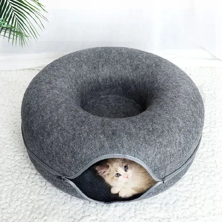 Donut cat bed tunnel interactive toy cat bed dual - use indoor toy kitten exercise equipment training toy cat house - TrendwavesDonut cat bed tunnel interactive toy cat bed dual - use indoor toy kitten exercise equipment training toy cat housePet AccessoriesTrendwavesTrendwaves14:1063#Light Gray;200007763:201336100;5:1952#XL (Four Seasons)Donut cat bed tunnel interactive toy cat bed dual - use indoor toy kitten exercise equipment training toy cat house TrendwavesXL (Four Seasons)CHINALight Gray